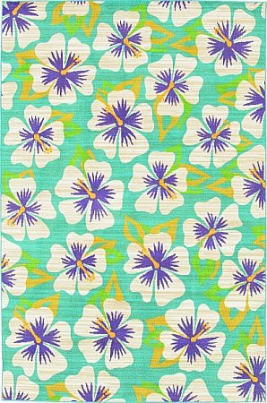 Name:Waikiki Ocean Blue Rug, Item id:55_02400OceanBlue (Medium Image)